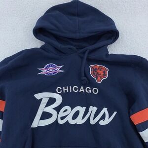 Chicago Bears Mitchell & Ness Throwbacks Hoodie Medium NFL Football Sweatshirt